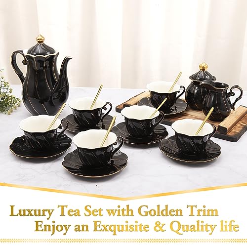 22 pcs Porcelain Tea Set for 6