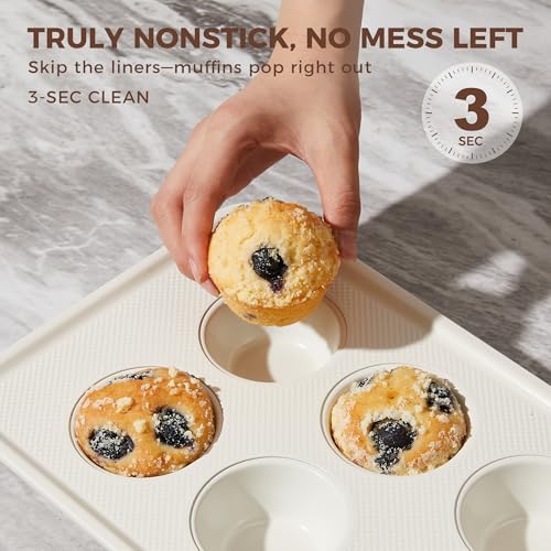 Nonstick Ceramic Muffin Pan