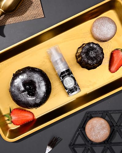 White Edible Glitter Spray for Cakes