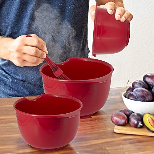 Mixing Bowls with Pour Spout