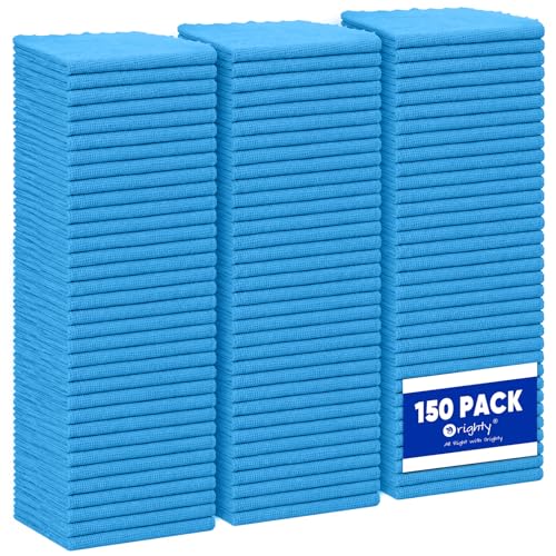 Microfiber Cleaning Cloth Bulk (150 Count)