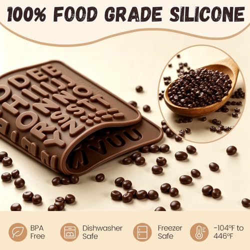 2PCS Silicone Molds for Chocolate (2 Count)
