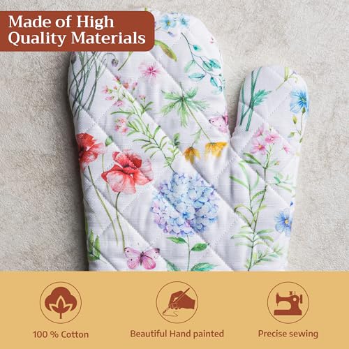 Maison d'Hermine Oven Gloves 100% Cotton Oven Mitt