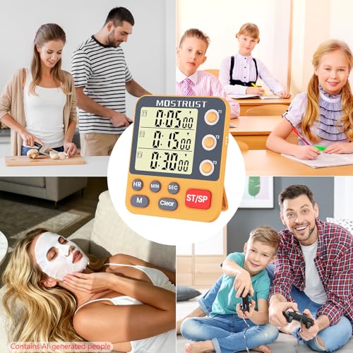 Digital Dual Kitchen Timer