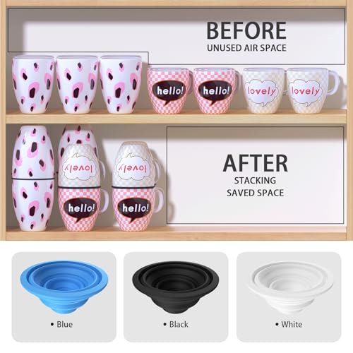 Mug Stacker & Storage Organizer (6 Count)