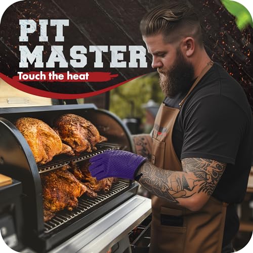 Silicone Smoker BBQ Gloves (2 Count)