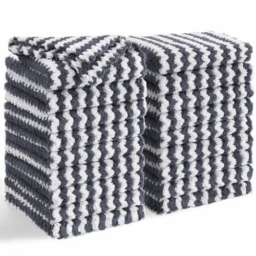 18 Pack Coral Velvet Dish Cloths (18 Count)