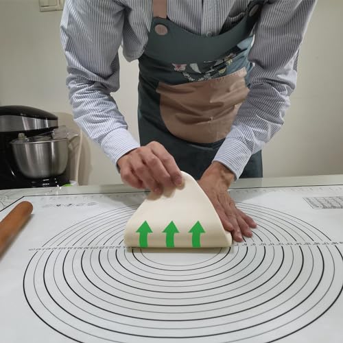silicone pastry non stick baking mat with measurement fondant mat with three sizes for silicone baking mat