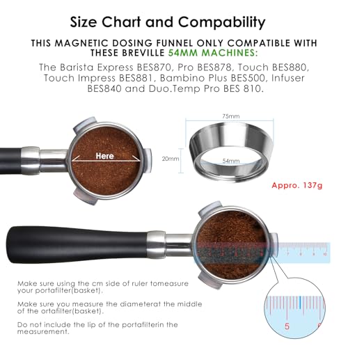 54mm Espresso Dosing Funnel