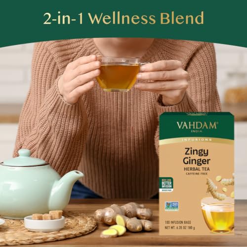 Ginger Tea 100 Teabags (100 Count)