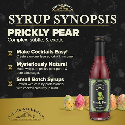 Prickly Pear Syrup for Cocktails (12.7 Fl Oz)