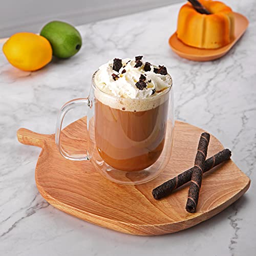 Glass Coffee Mugs 12oz (4 Count)