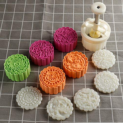 Cookie Stamp Mooncake Mold Set (5 Count)