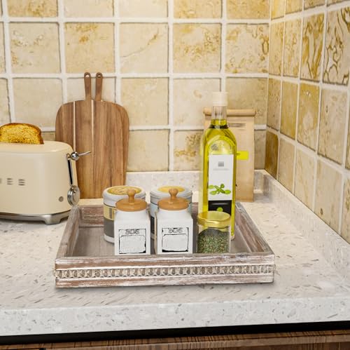 Square Wood Serving Tray