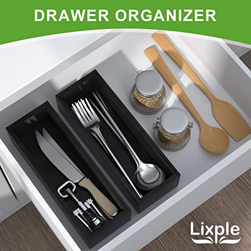 Bamboo Kitchen Drawer Organizer (2 Count)