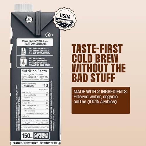 Organic Cold Brew Concentrate in a Box (32 Fl Oz)