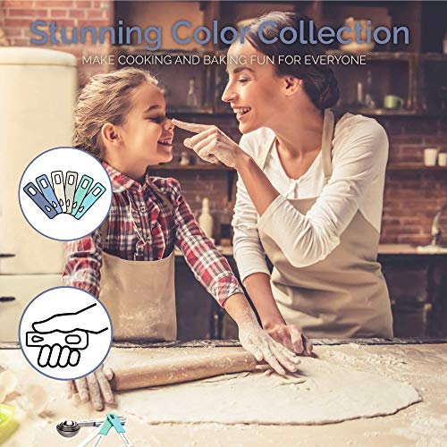 22 Piece Stainless Steel Measuring Cups and Spoons Set