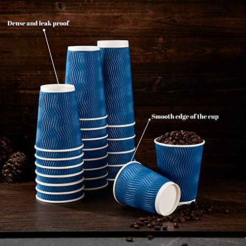 120 Pack 8 oz Disposable Coffee Cups (120 Count)