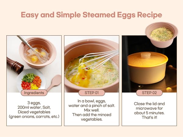 Microwave Silicone Steamer for Baby Food