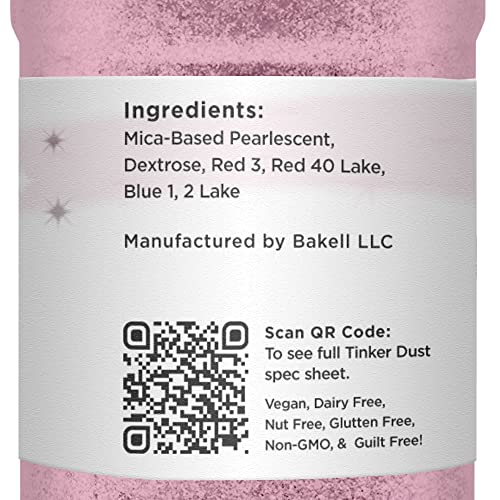 Pink Rose Edible Glitter