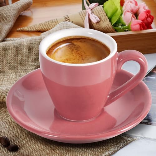 Porcelain Espresso Cup with Saucer