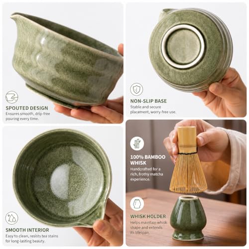 Matcha Set Matcha Bowl with Spout