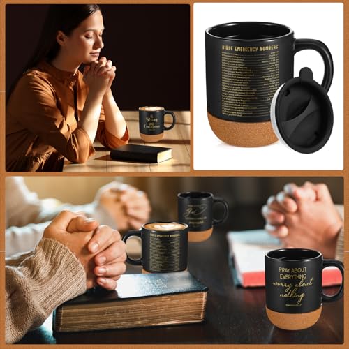 12 Set Christian Mugs Bulk Grandparents Day Gifts 15 oz (12 Count)