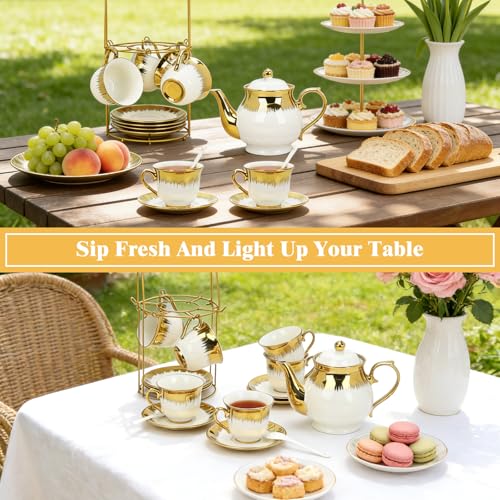 Porcelain Tea Set (20 Count)