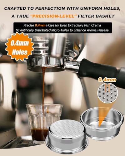 1 Pack] 54mm Single Wall Filter Basket for Breville