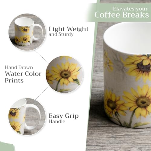 Coffee Mug with Handles Tea Cups