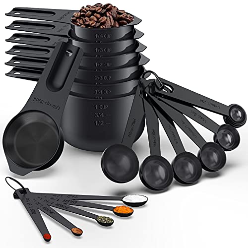 21 Pcs Stainless Steel Measuring Cups and Spoons Set