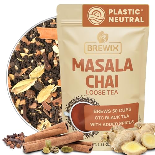 Masala Chai Tea Loose Leaf CTC TEA (3.53 Ounce)