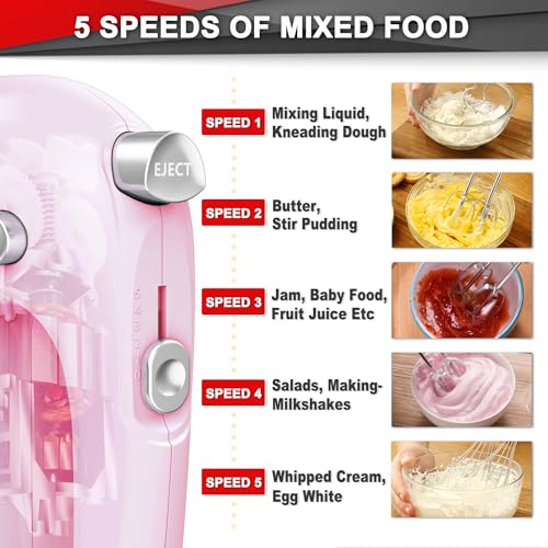 Hand Mixer Electric Handheld 400W