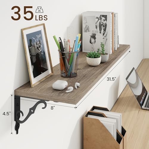 Floating Shelves for Wall Decor (2 Count)
