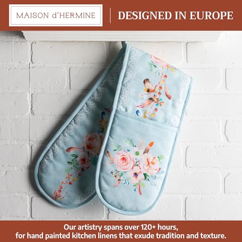Double Oven Mitts 100% Cotton Double Oven Glove