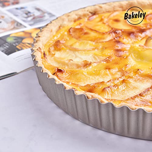 10 Inch Round Tart Pan with Loose Removable Bottom