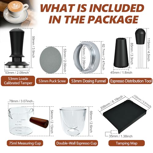 7 Pcs 53mm Espresso Accessories Kit