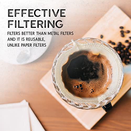 Reusable Cotton Pour Over Filter 2 (2 Count)