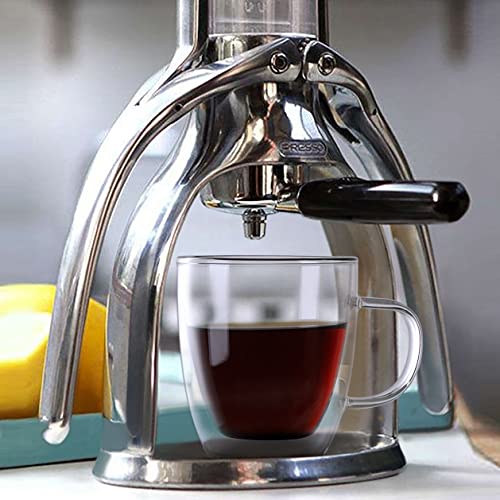 Double Wall Glass Coffee Mugs 12 oz (2 Count)