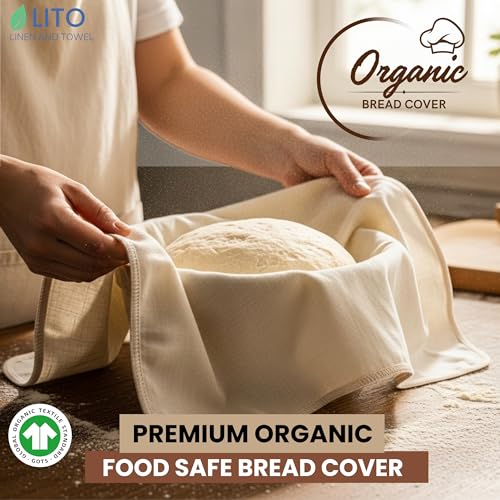 Flour Sack Towels Sourdough Bread Baking Supplies (12 Count)