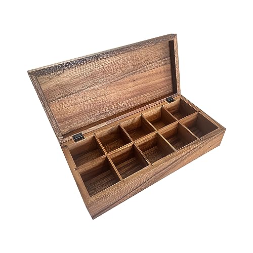 Acacia Wood Tea Box