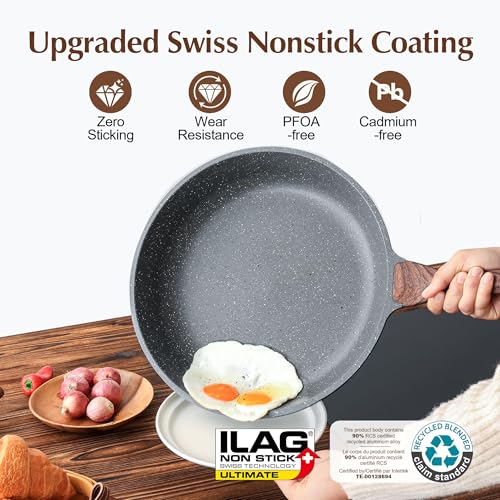 12.5 Inch Nonstick Frying Pan Skillet