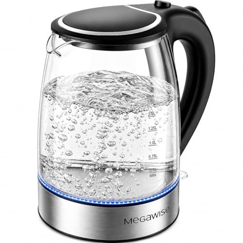 Electric Glass Kettle with Auto Shut