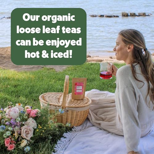 Organic Assorted 9 Loose Leaf Tea Sampler Gift Box (6 Ounce)