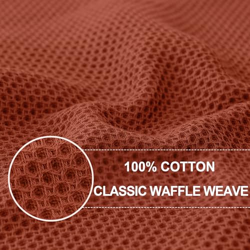 100% Cotton Oversized Waffle Weave Kitchen Towels 8 (8 Count)