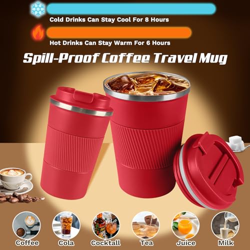 Vacuum Insulated Stainless Steel Travel Coffee Mug