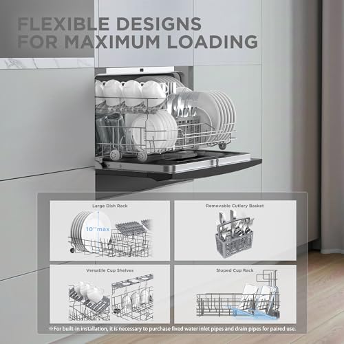 COMFEE’ Countertop Dishwasher