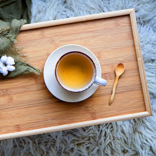 3 Pack Rectangular Bamboo Serving Tray (3 Count)
