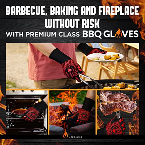 BBQ Grill & Oven Gloves 1472°F Heat Resistant (16.16 Ounce)