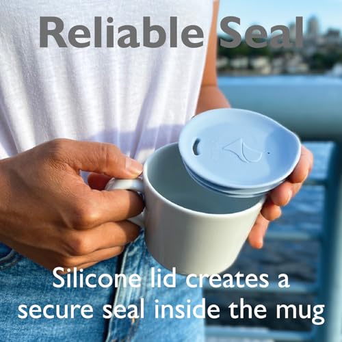 Reusable Silicone Lid for Coffee Cups and Mugs